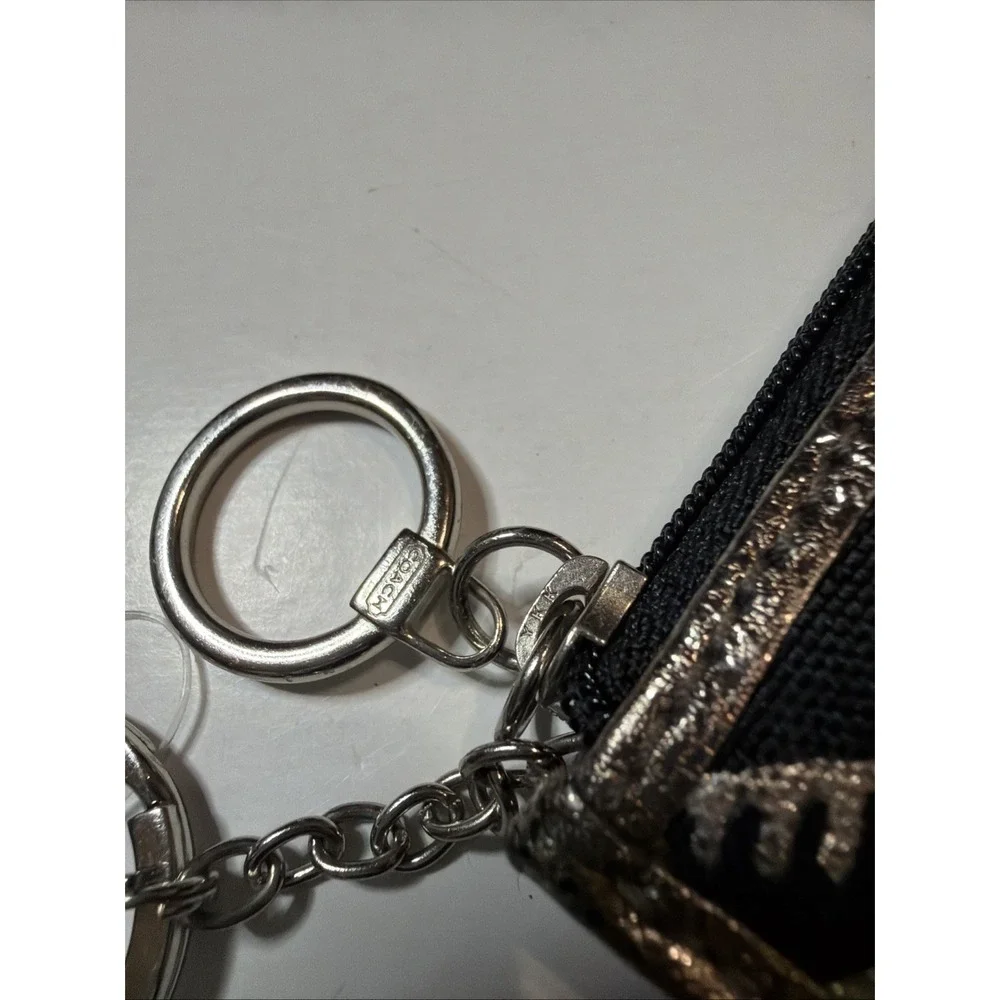 NWOT COACH Poppy Graffiti Small Keyring Coin Purse Limited